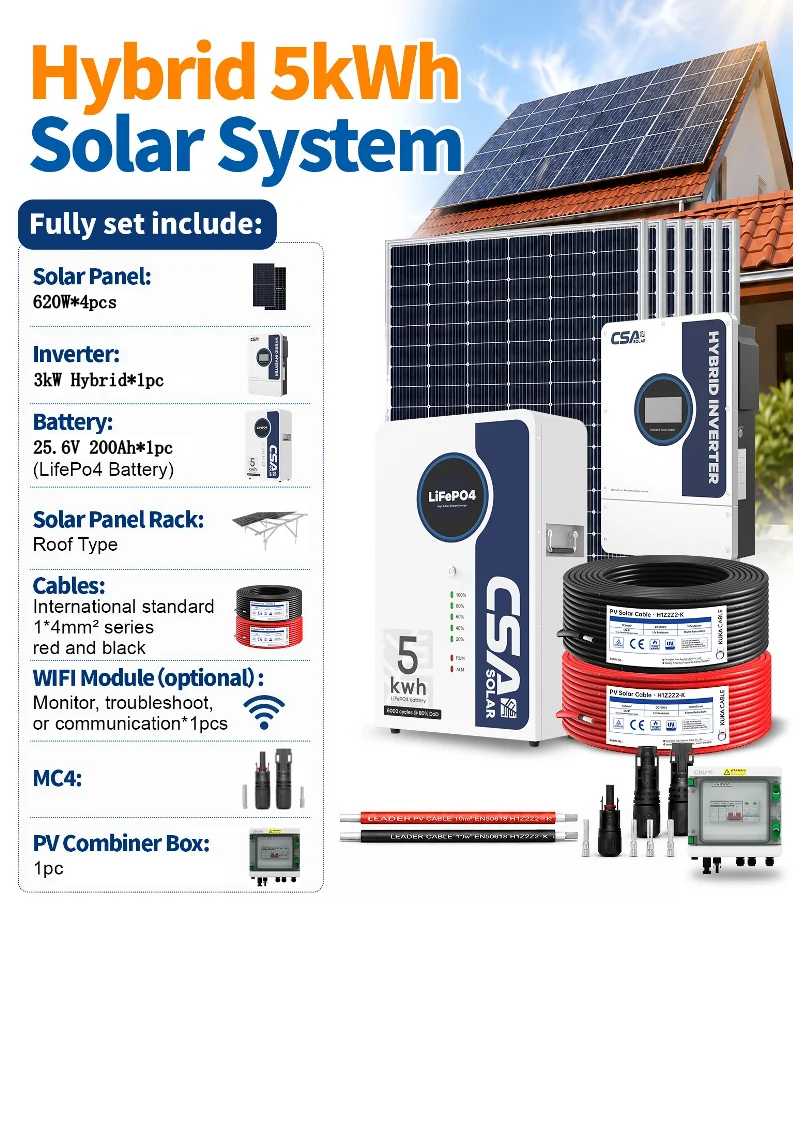 Solar Kit 5kWh + 3kW