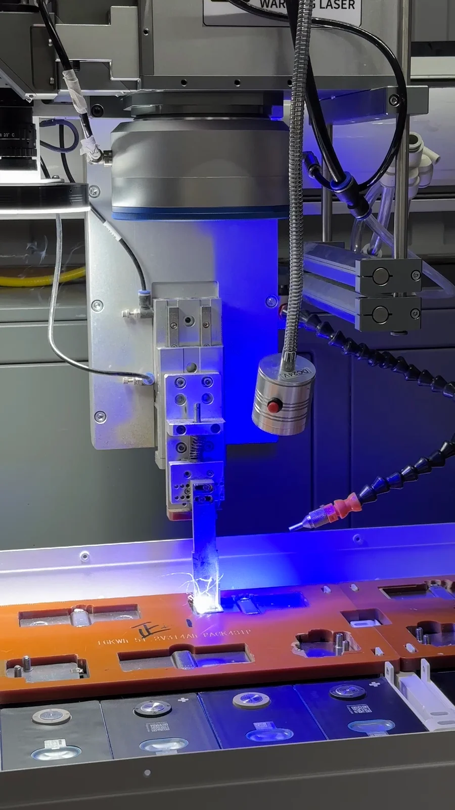 Cell connection welding